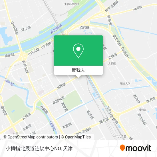 小拇指北辰道连锁中心NO地图