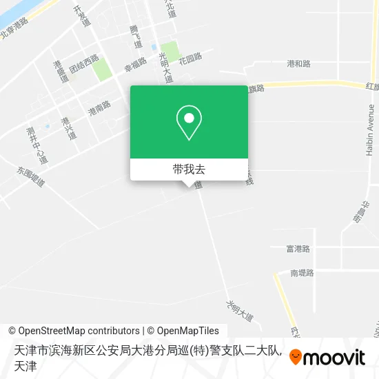 天津市滨海新区公安局大港分局巡(特)警支队二大队地图