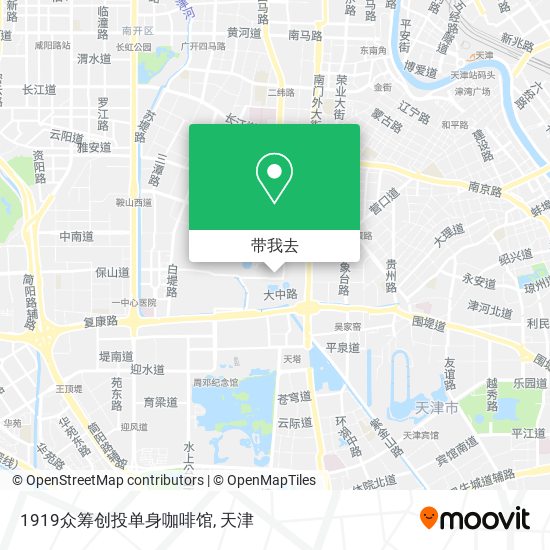 1919众筹创投单身咖啡馆地图