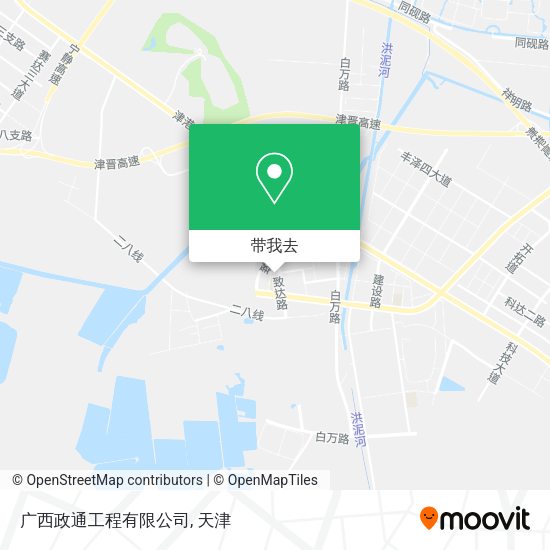 广西政通工程有限公司地图