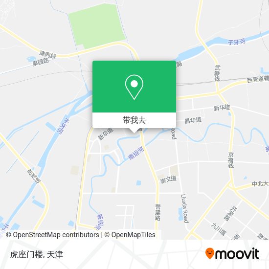 虎座门楼地图