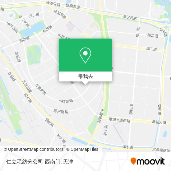 仁立毛纺分公司-西南门地图