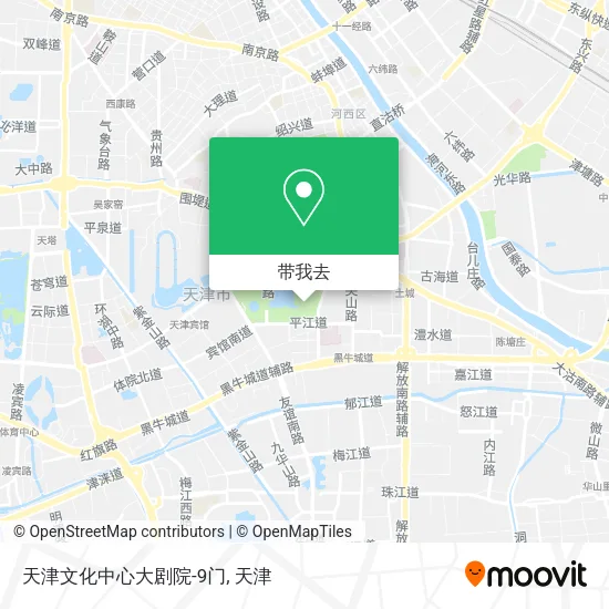 天津文化中心大剧院-9门地图