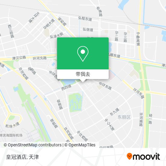 皇冠酒店地图