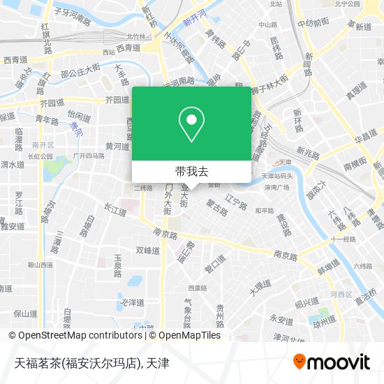 天福茗茶(福安沃尔玛店)地图