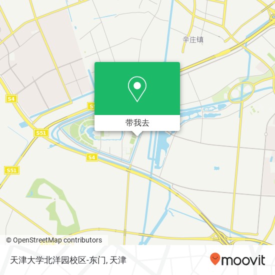天津大学北洋园校区-东门地图