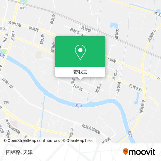 四纬路地图