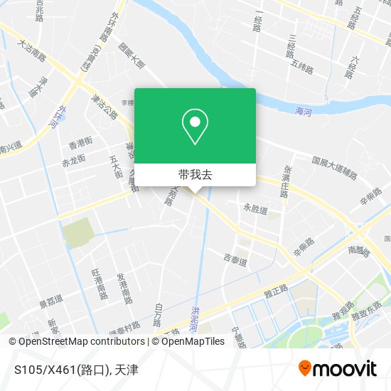S105/X461(路口)地图