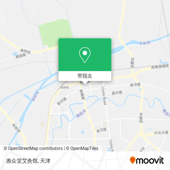 惠众堂艾灸馆地图