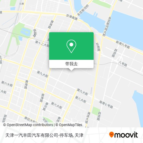 天津一汽丰田汽车有限公司-停车场地图