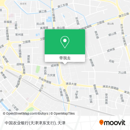 中国农业银行(天津津东支行)地图