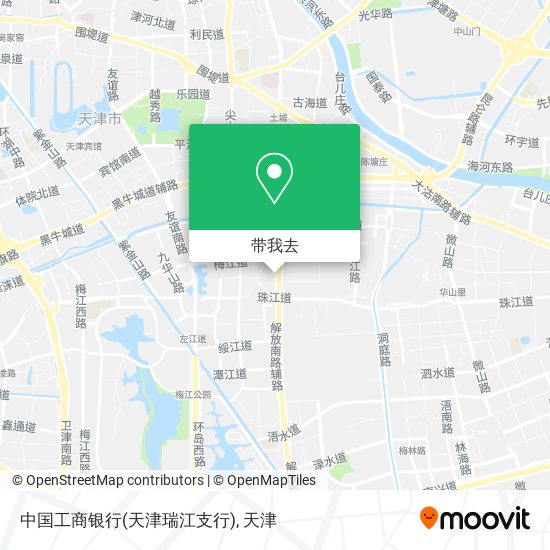 中国工商银行(天津瑞江支行)地图
