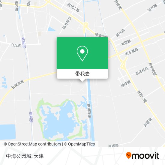 中海公园城地图