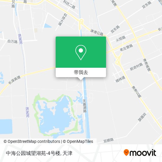 中海公园城望湖苑-4号楼地图