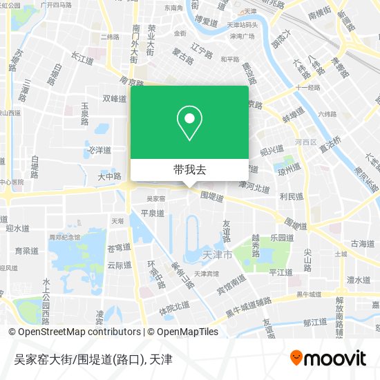 吴家窑大街/围堤道(路口)地图