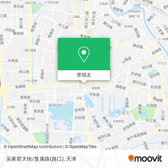 吴家窑大街/复康路(路口)地图