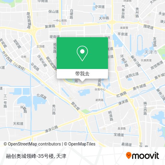 融创奥城领峰-35号楼地图