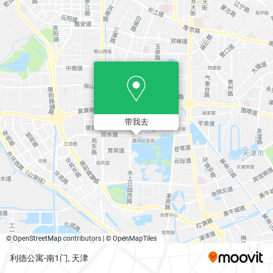 利德公寓-南1门地图