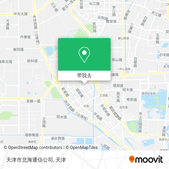 天津市北海通信公司地图