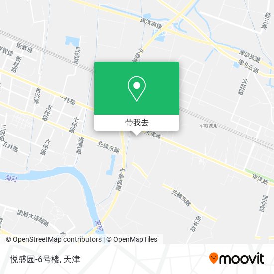 悦盛园-6号楼地图