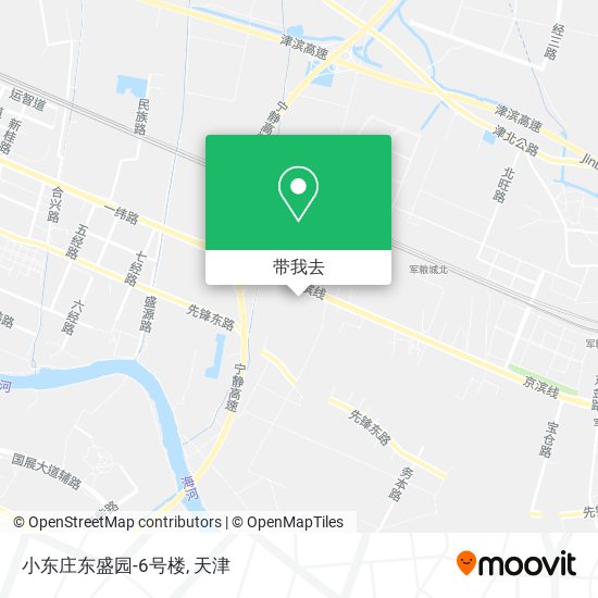 小东庄东盛园-6号楼地图