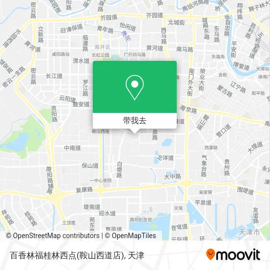 百香林福桂林西点(鞍山西道店)地图
