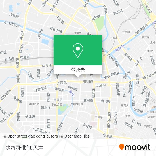 水西园-北门地图