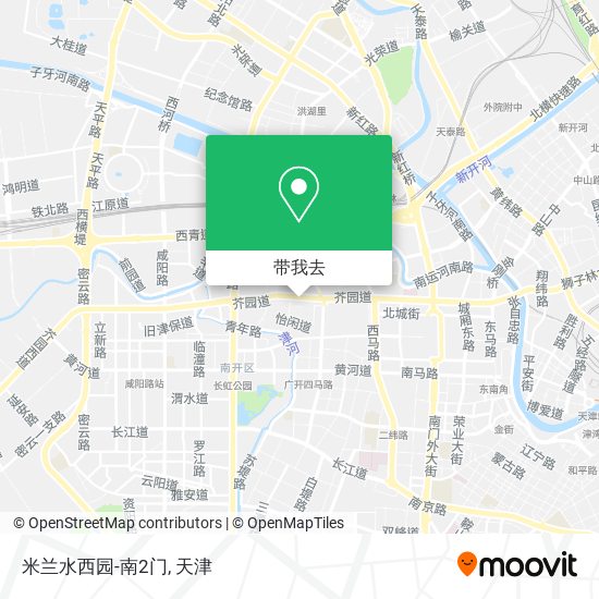 米兰水西园-南2门地图