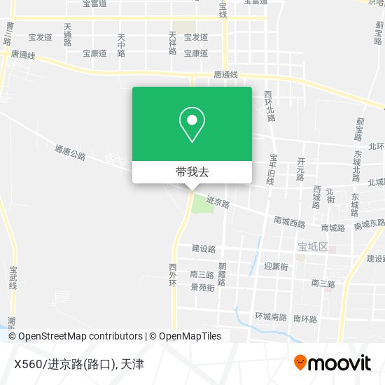 X560/进京路(路口)地图