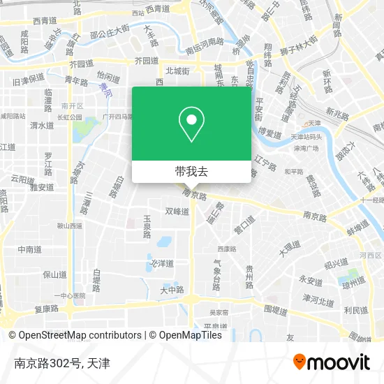 南京路302号地图