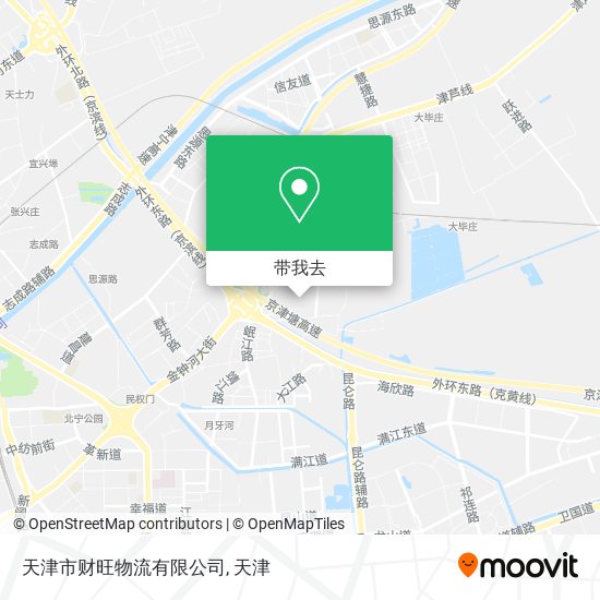 天津市财旺物流有限公司地图