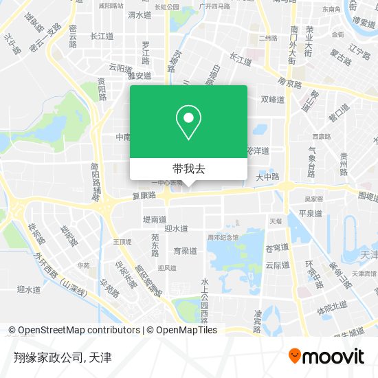 翔缘家政公司地图