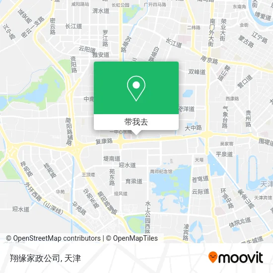 翔缘家政公司地图