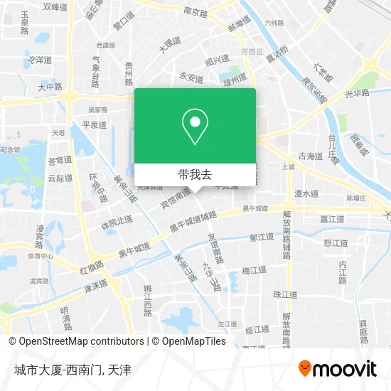 城市大厦-西南门地图