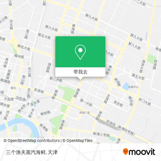 三个渔夫蒸汽海鲜地图