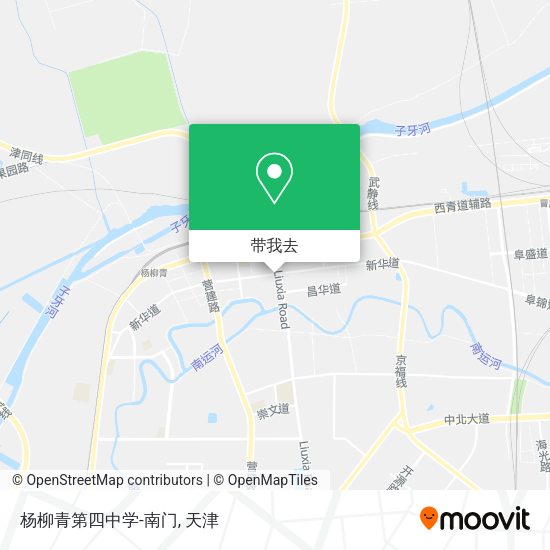 杨柳青第四中学-南门地图