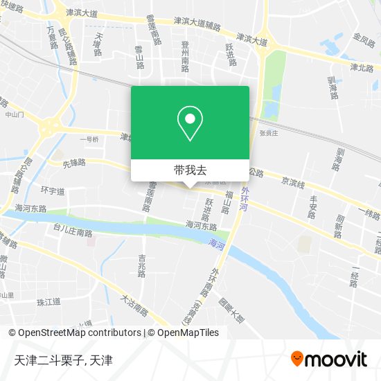 天津二斗栗子地图