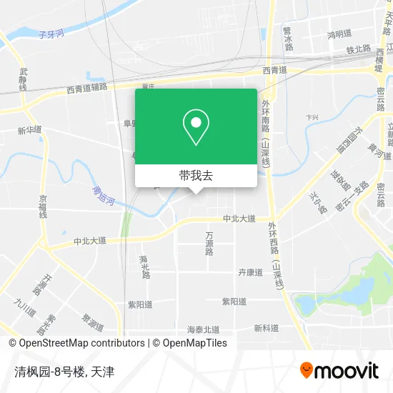 清枫园-8号楼地图