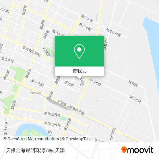 天保金海岸明珠湾7栋地图