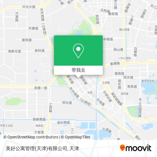 美好公寓管理(天津)有限公司地图
