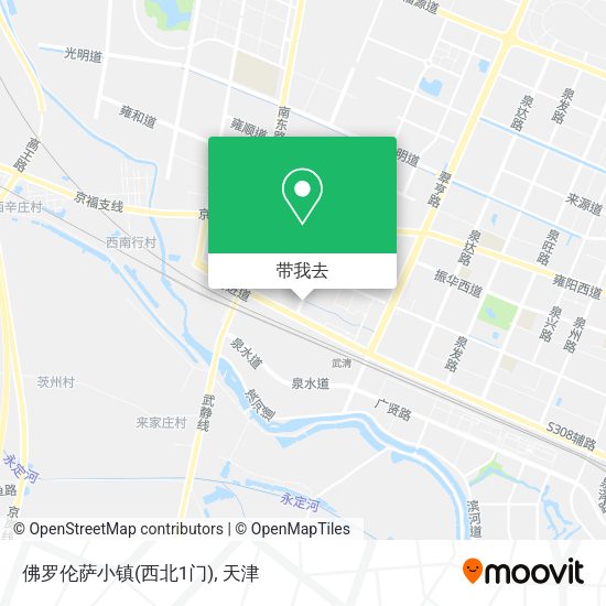 佛罗伦萨小镇(西北1门)地图