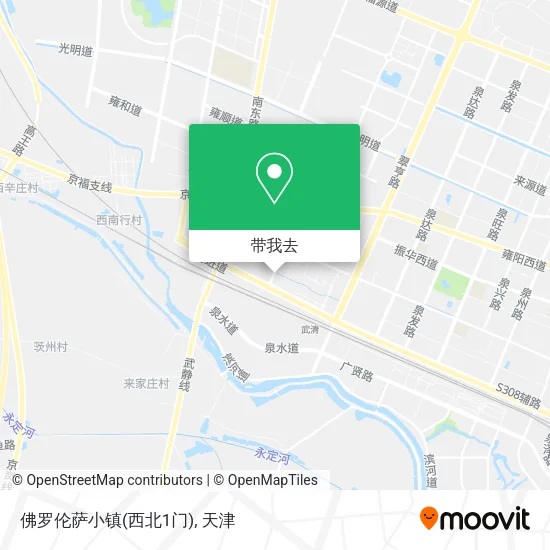 佛罗伦萨小镇(西北1门)地图