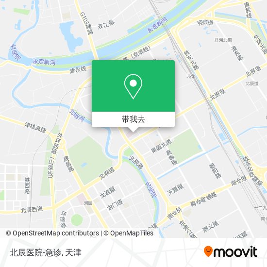 北辰医院-急诊地图