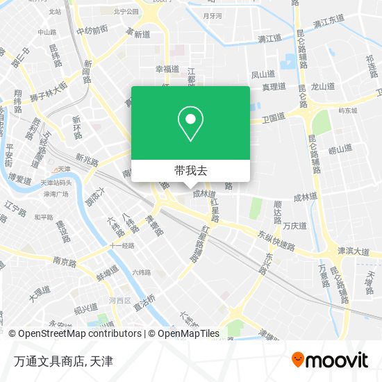 万通文具商店地图