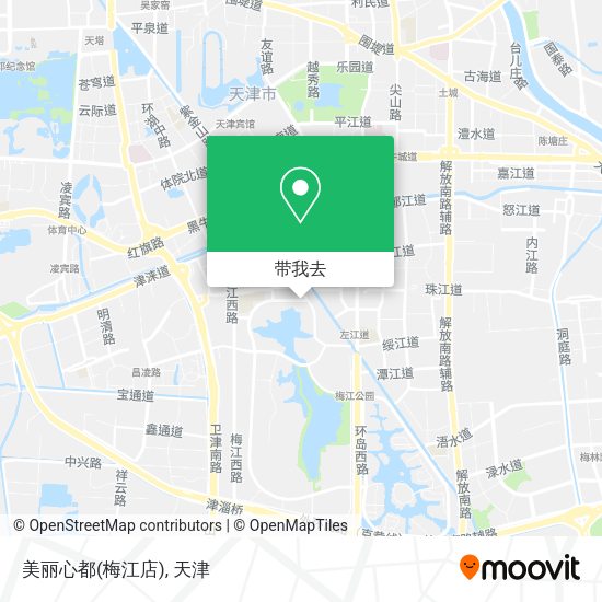 美丽心都(梅江店)地图