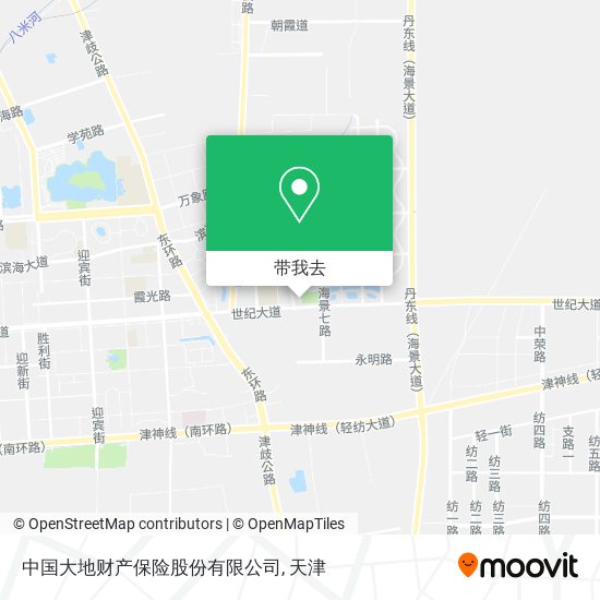 中国大地财产保险股份有限公司地图