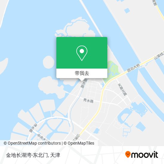 金地长湖湾-东北门地图