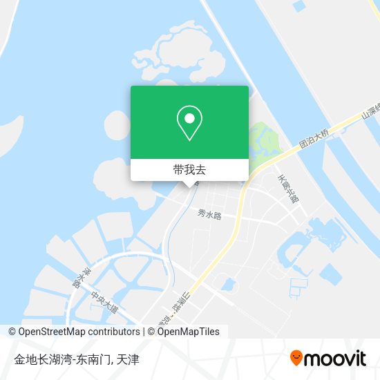 金地长湖湾-东南门地图
