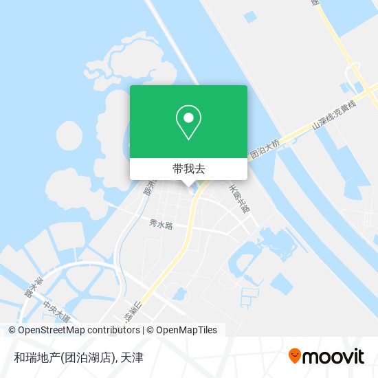 和瑞地产(团泊湖店)地图