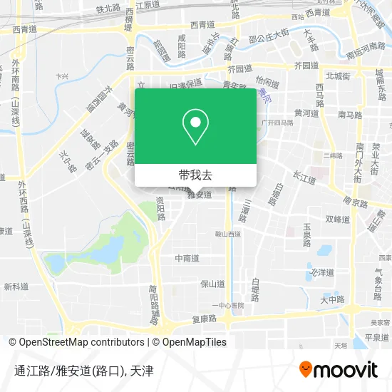 通江路/雅安道(路口)地图